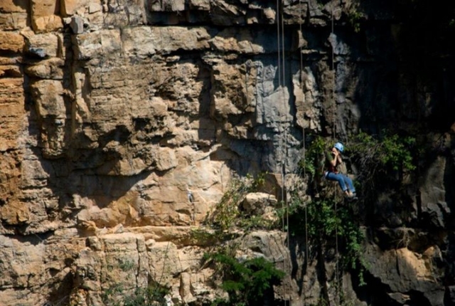  descente sur corde 